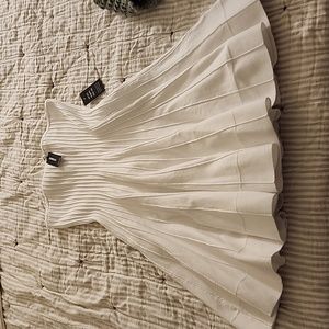 White strapless Dress